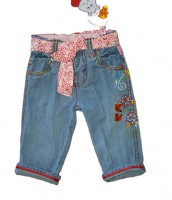 Pampolina Capri-Jeanshose "Magic Garden" 86