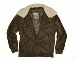 LCKR Flieger-Lederimitatjacke gesteppt "PILOT" 