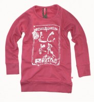 LCKR Long Sweatshirt "Flower" rose 