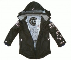 EXES Skijacke oder Snowboard Jacke oliv 140
