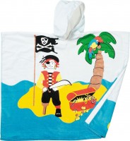 Playshoes Frottee-Poncho "Pirat" 