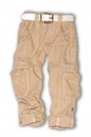 Pezzo D'oro Hose gold sand o.Gürtel 